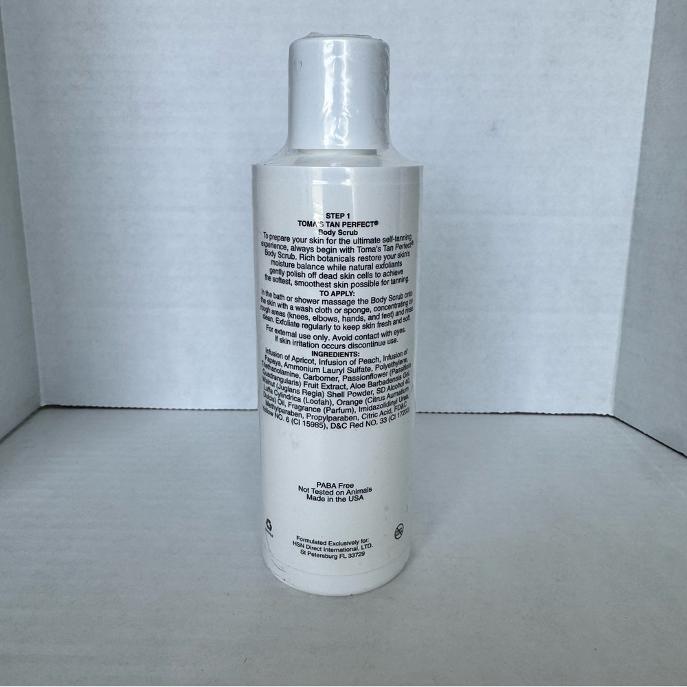 New Sealed Toma’s Tan Perfect Body Scrub 5 fl oz Papaya Summer Vacation Beach - Picture 5 of 8